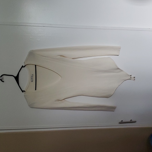 Abercrombie & Fitch Cream Ribbed Bodysuit - Picture 10 of 10